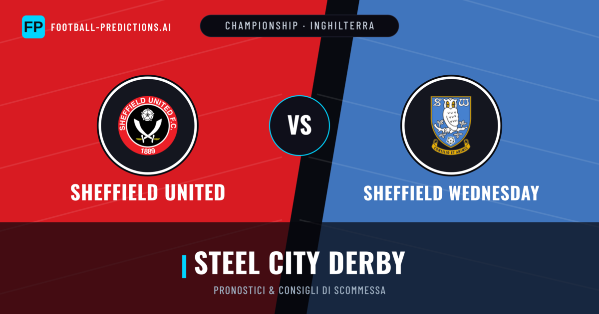 Pronostici e Statistiche Sheffield United vs Sheffield Wednesday