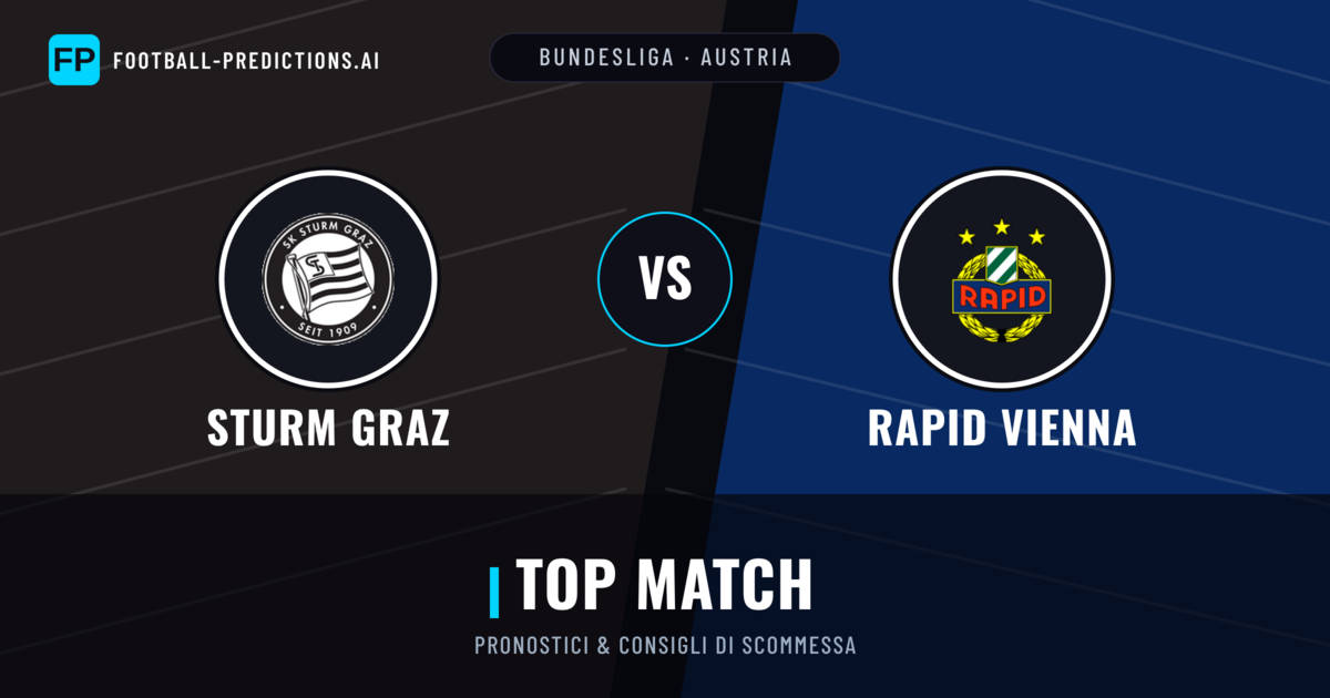 Pronostici e Statistiche Sturm Graz vs Rapid Vienna