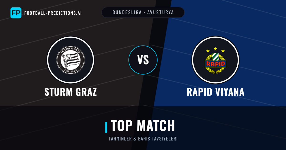 Sturm Graz vs Rapid Viyana Tahminleri & İstatistikler