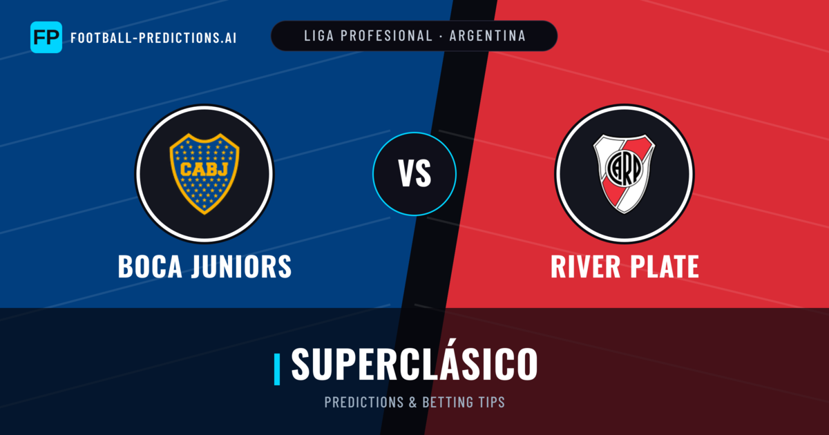 Boca Juniors vs River Plate Predictions & Stats