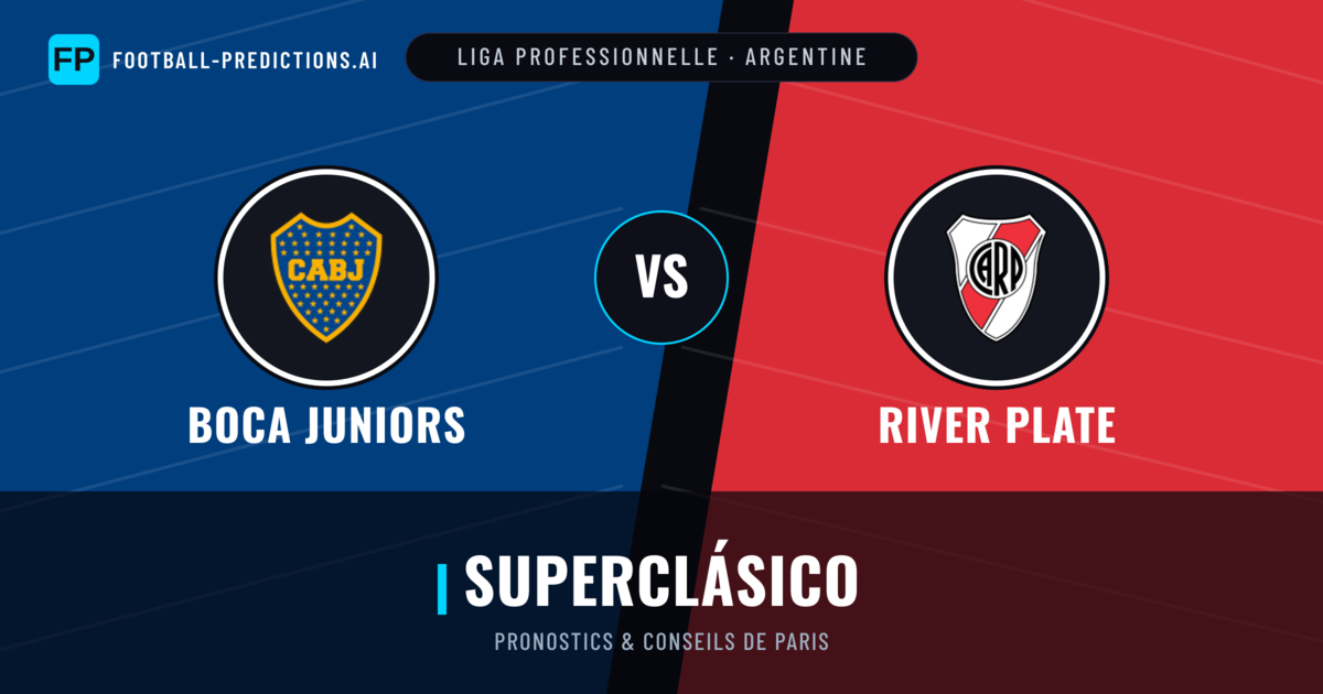 Boca Juniors vs River Plate Pronostics & Statistiques