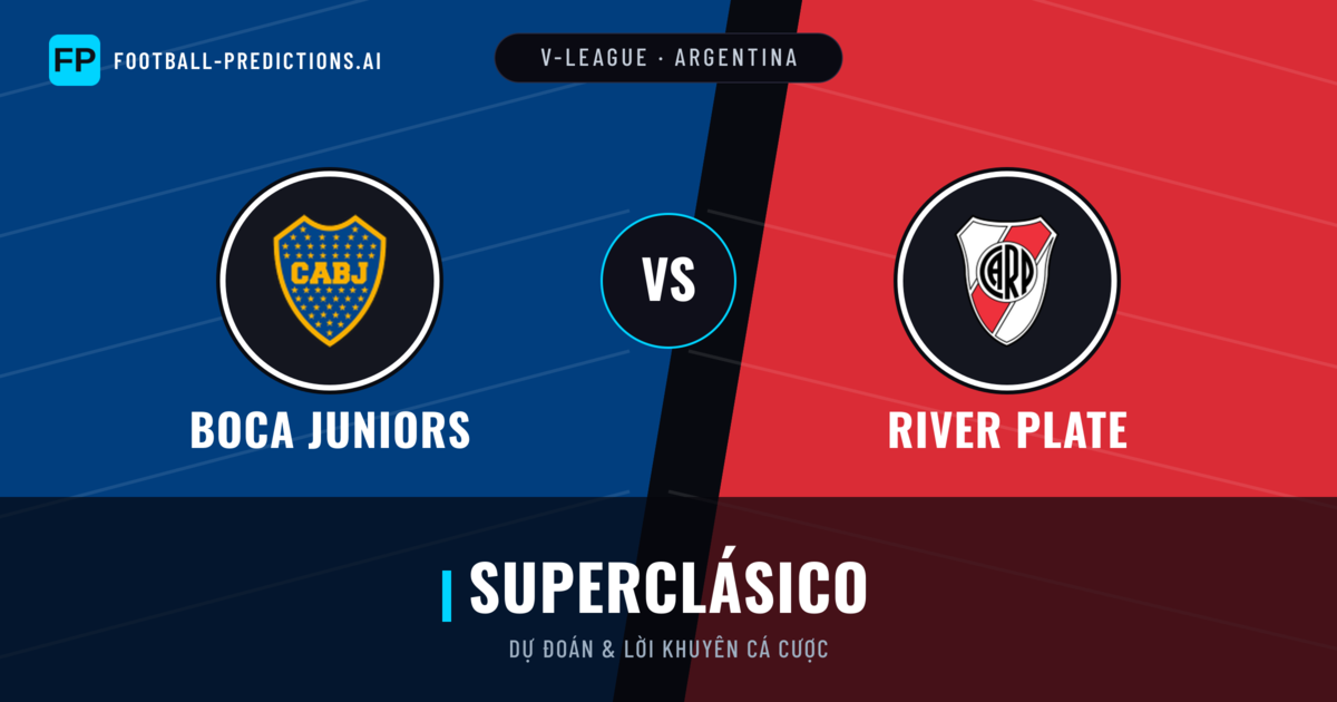 Boca Juniors vs River Plate Dự đoán & Thống kê