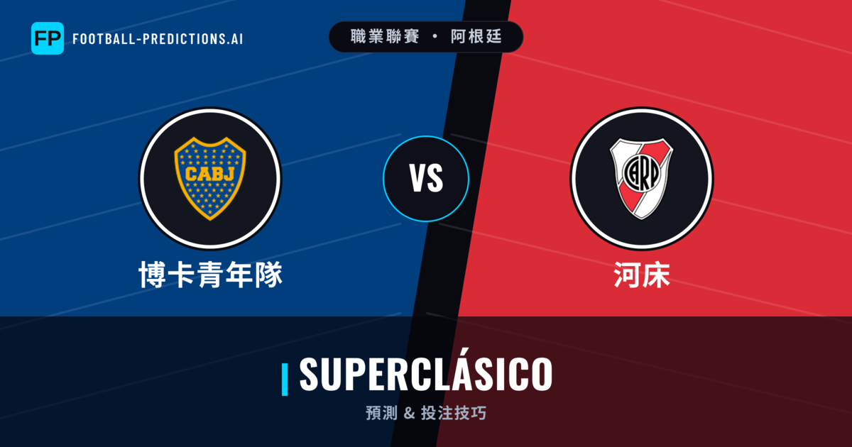 博卡青年隊 vs 河床 運彩分析｜足球預測與數據