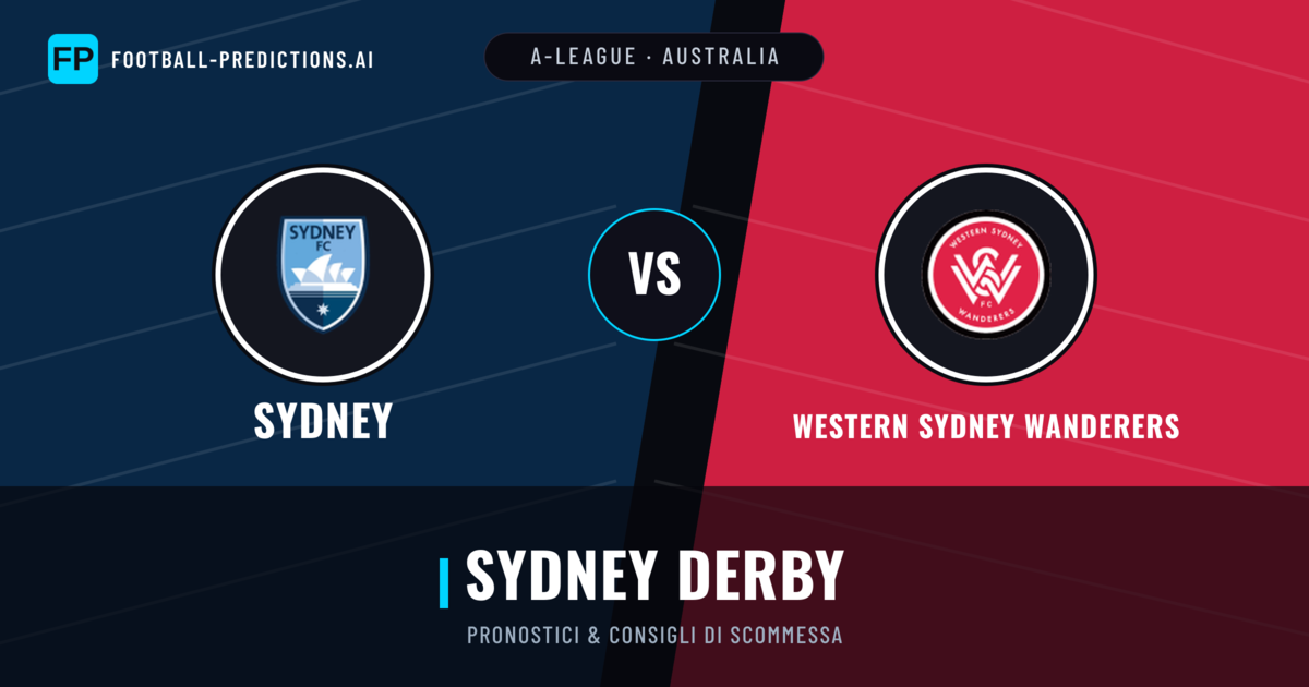 Pronostici e Statistiche Sydney vs Western Sydney Wanderers