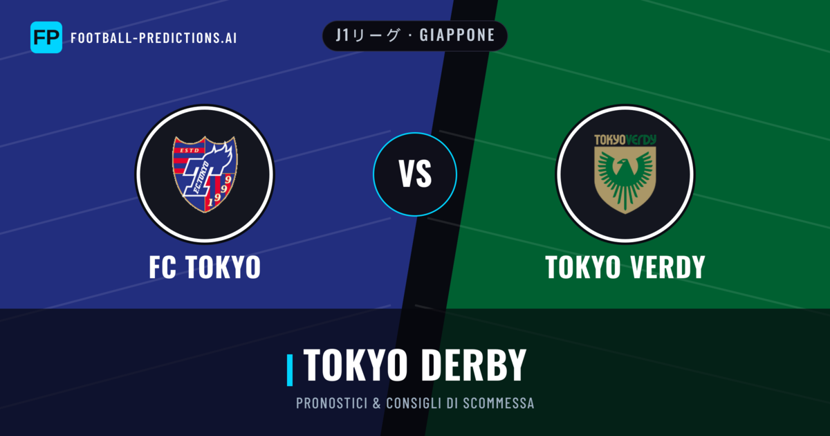 Pronostici e Statistiche FC Tokyo vs Tokyo Verdy