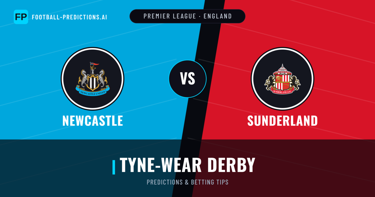 Newcastle vs Sunderland Predictions & Stats