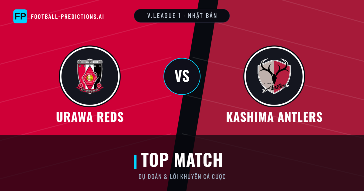 Urawa Reds vs Kashima Antlers Dự đoán & Thống kê