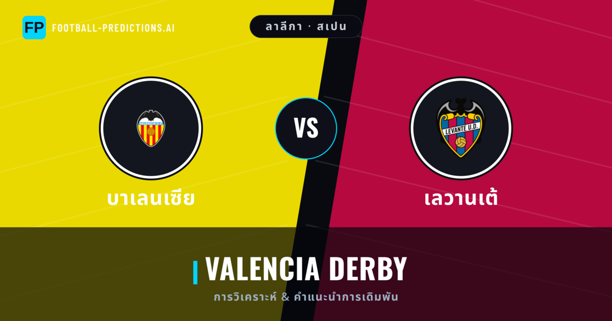 บาเลนเซีย vs เลวานเต้ การวิเคราะห์และสถิติ