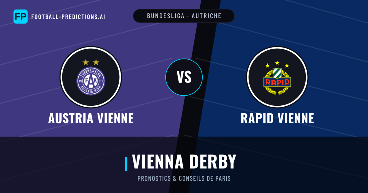Austria Vienne vs Rapid Vienne Pronostics & Statistiques