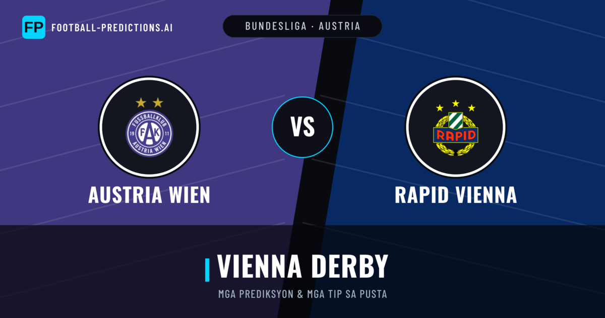Austria Wien vs Rapid Vienna Predictions & Stats