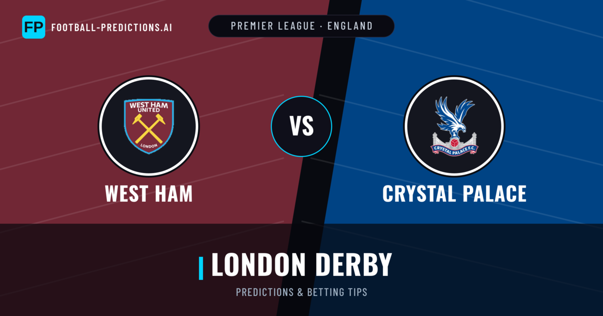West Ham vs Crystal Palace Predictions & Stats
