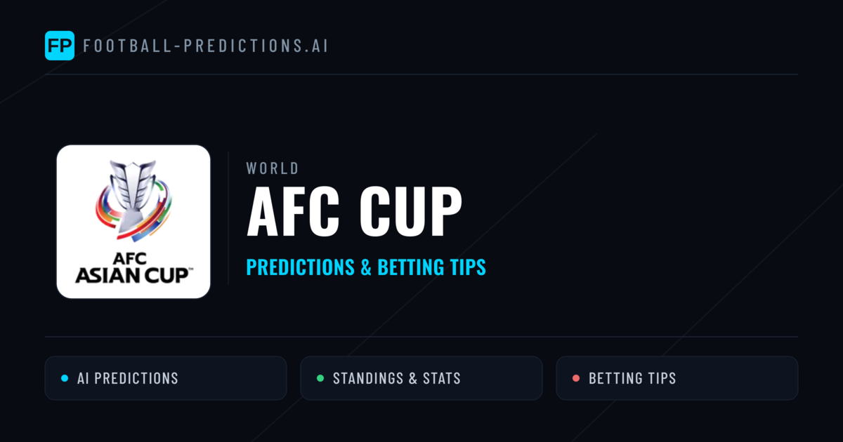AFC Cup Predictions & Betting Tips