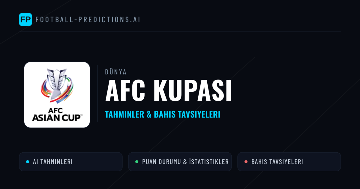 AFC Kupası Tahminleri & Bahis İpuçları