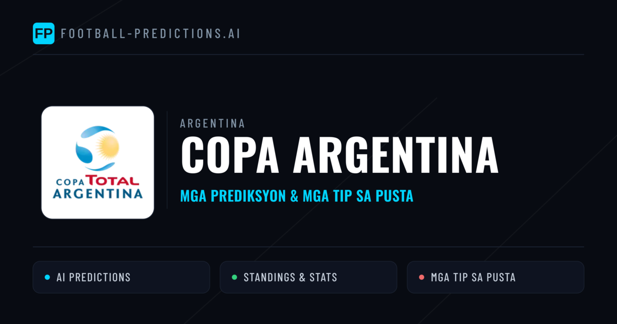 Argentina Copa Argentina Predictions & Betting Tips