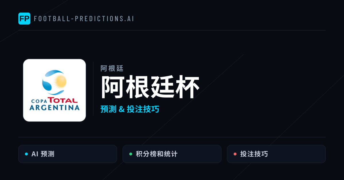 阿根廷杯運彩預測 — 足球賽事分析與投注推薦