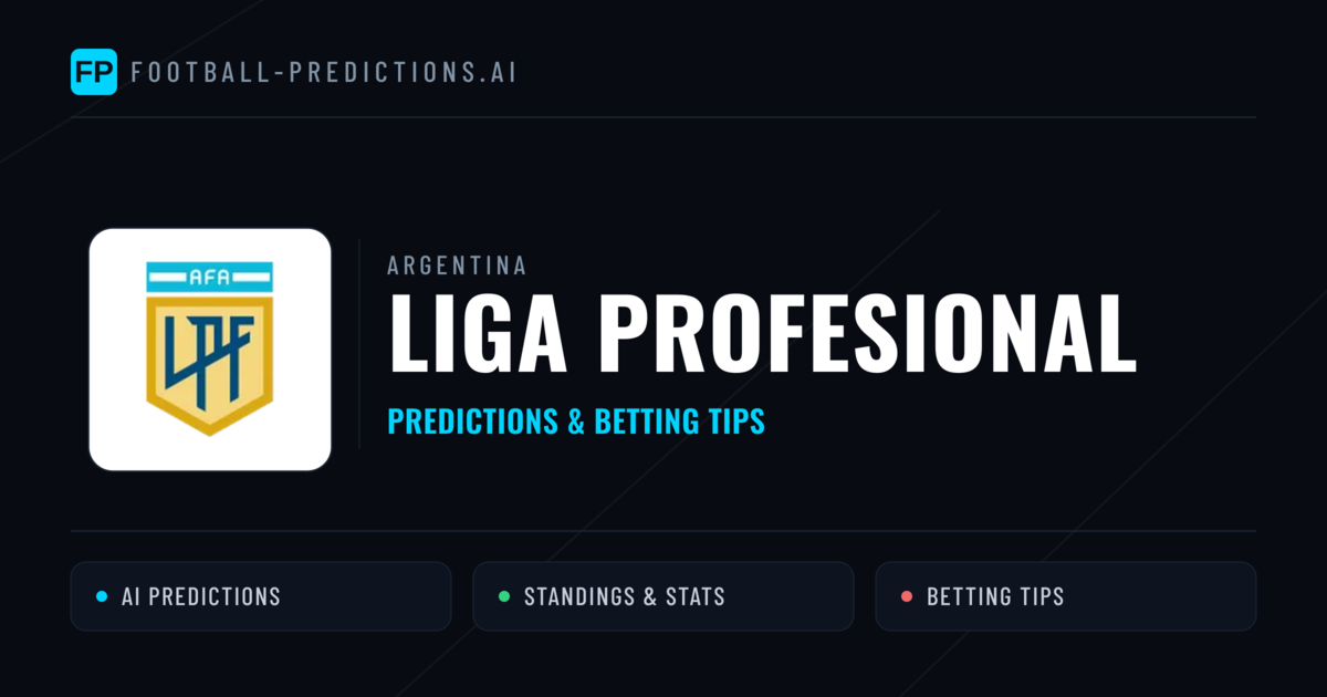 Argentina Liga Profesional Predictions & Betting Tips