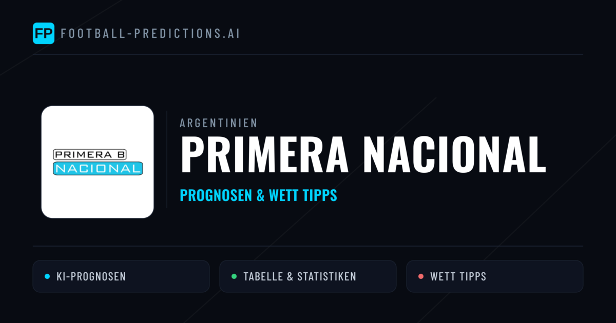 Argentinien Primera Nacional Wett Tipps — Fußball Prognosen