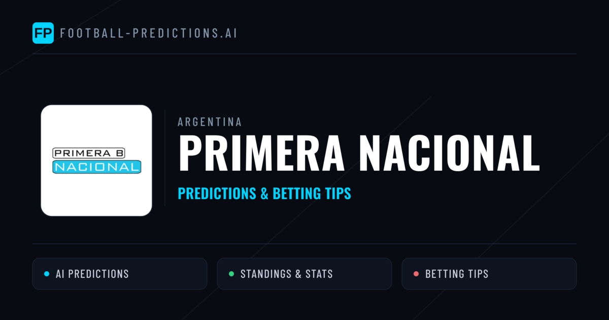 Argentina Primera Nacional Predictions & Betting Tips