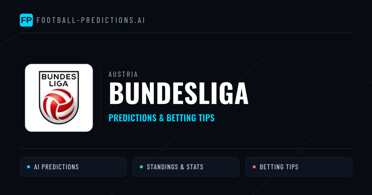 Austria Bundesliga Predictions & Betting Tips