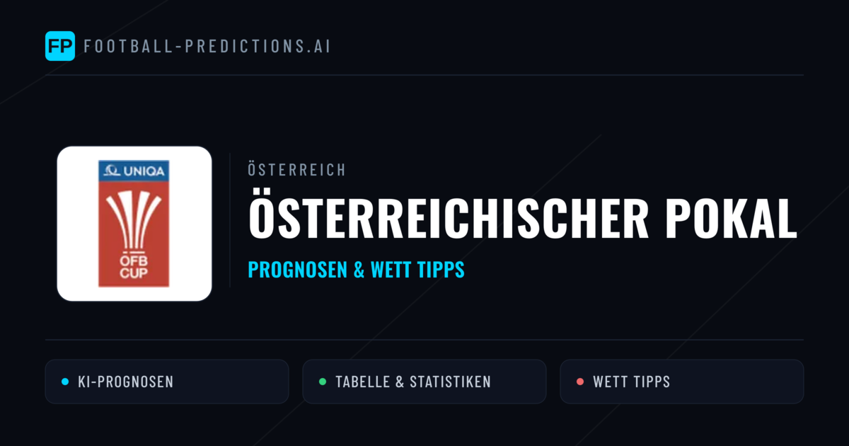 Österreich Österreichischer Pokal Wett Tipps — Fußball Prognosen