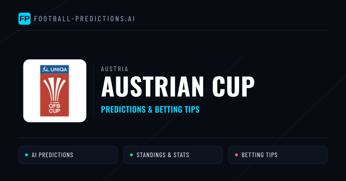 Austria Austrian Cup Predictions & Betting Tips