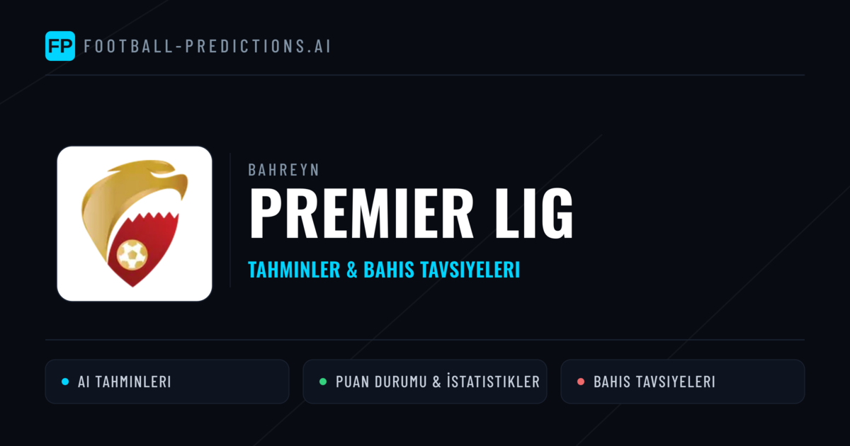 Bahreyn Premier Lig Tahminleri & Bahis İpuçları