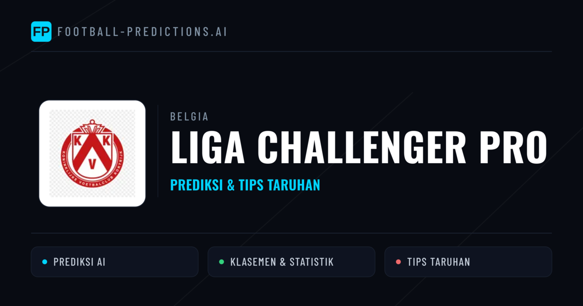 Belgia Liga Challenger Pro Prediksi & Tips Taruhan - Prediksi bola malam ini