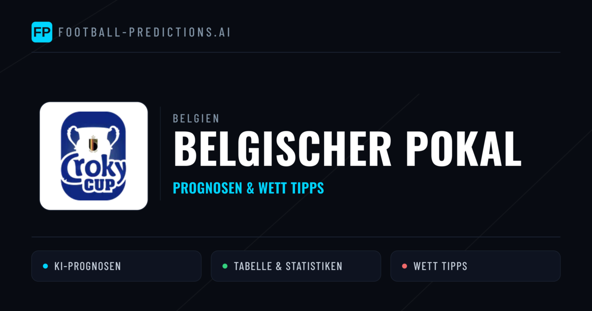 Belgien Belgischer Pokal Wett Tipps — Fußball Prognosen