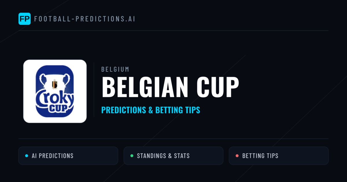 Belgium Belgian Cup Predictions & Betting Tips
