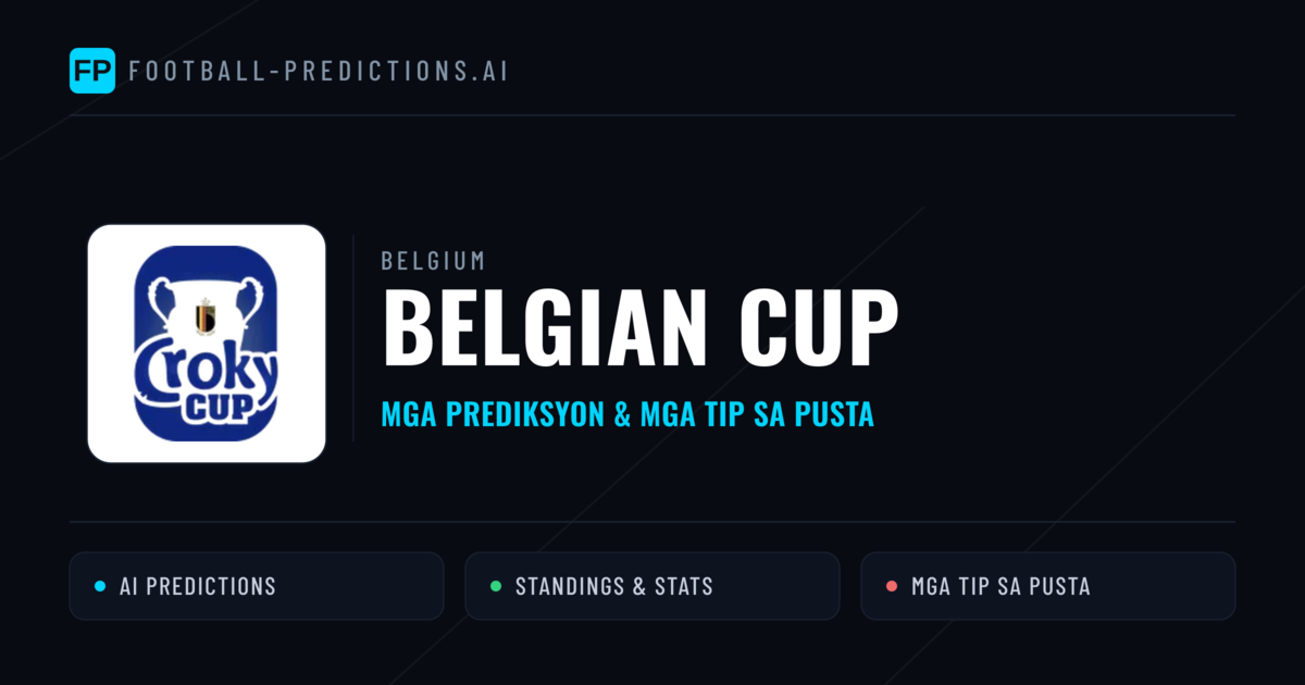 Belgium Belgian Cup Predictions & Betting Tips