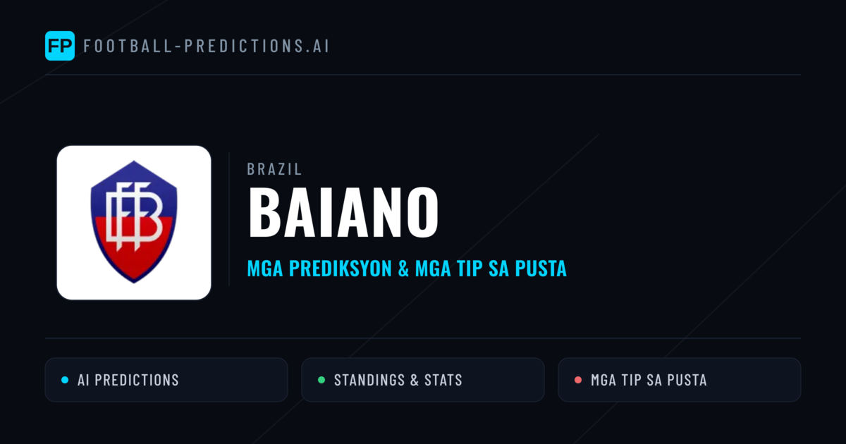 Brazil Baiano Predictions & Betting Tips