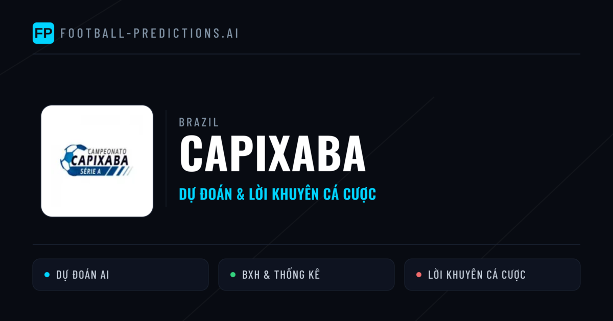 Brazil dự đoán bóng đá Capixaba & mẹo cá cược