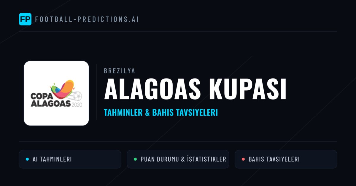 Brezilya Alagoas Kupası Tahminleri & Bahis İpuçları