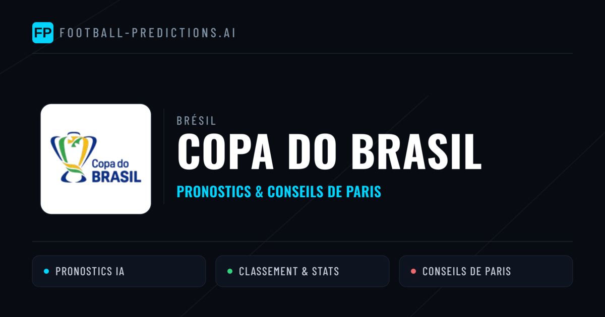 Brésil Copa do Brasil Pronostics Football — Expert et Gratuits