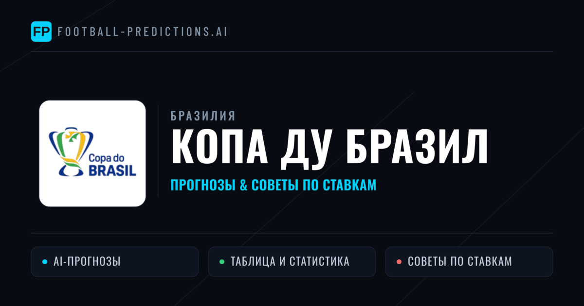 Прогнозы Бразилия Копа ду Бразил — ставки и советы экспертов