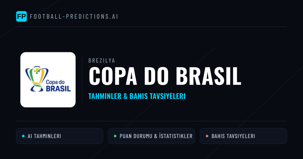 Brezilya Copa do Brasil Tahminleri & Bahis İpuçları