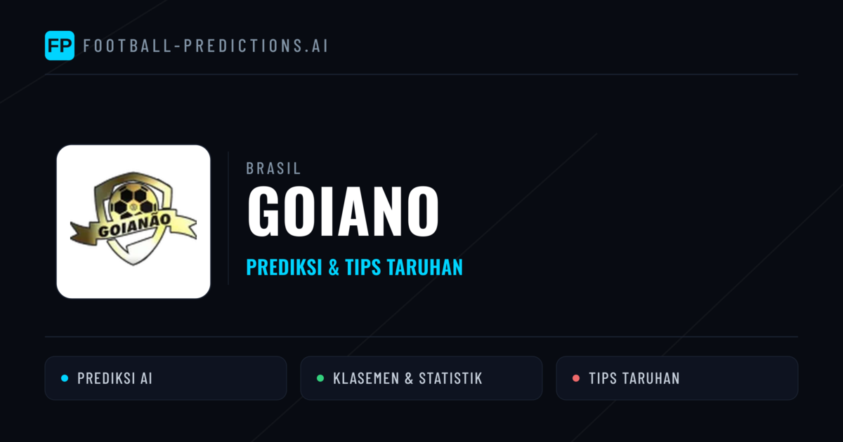 Brasil Goiano Prediksi & Tips Taruhan - Prediksi bola malam ini