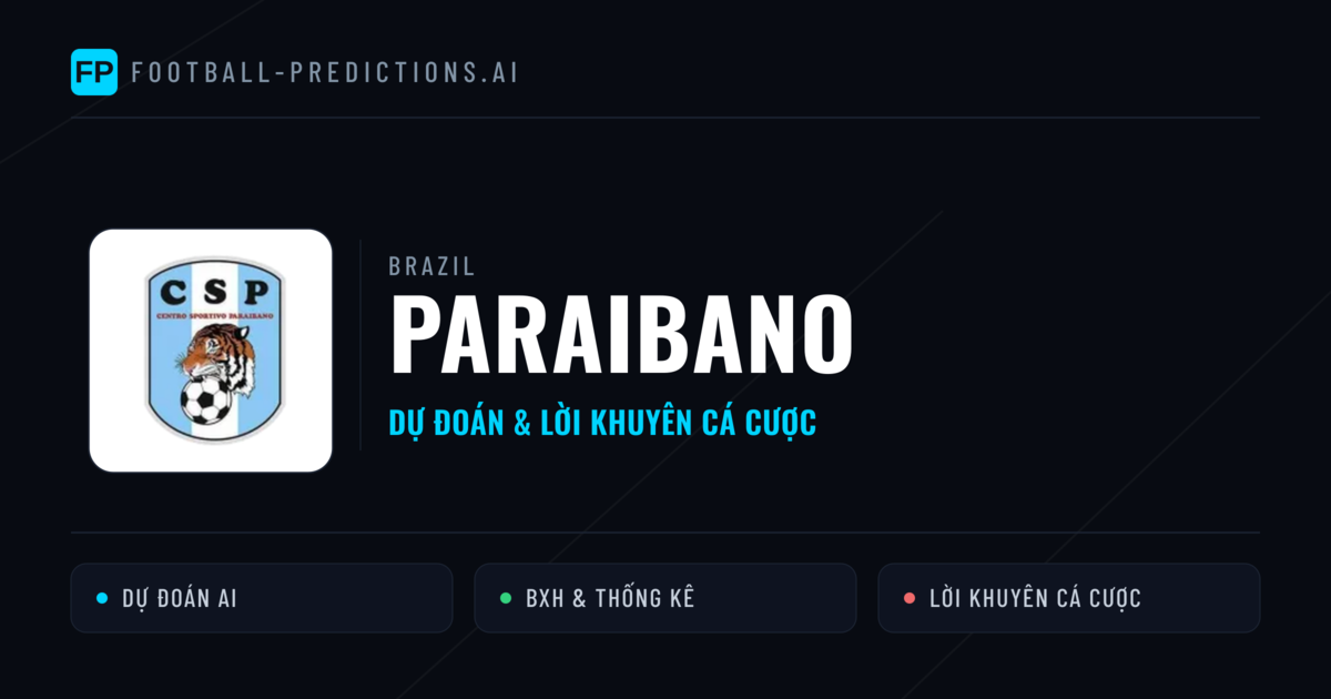 Brazil dự đoán bóng đá Paraibano & mẹo cá cược