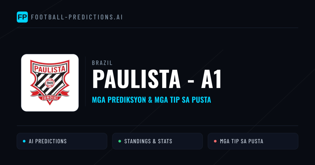 Brazil Paulista - A1 Predictions & Betting Tips