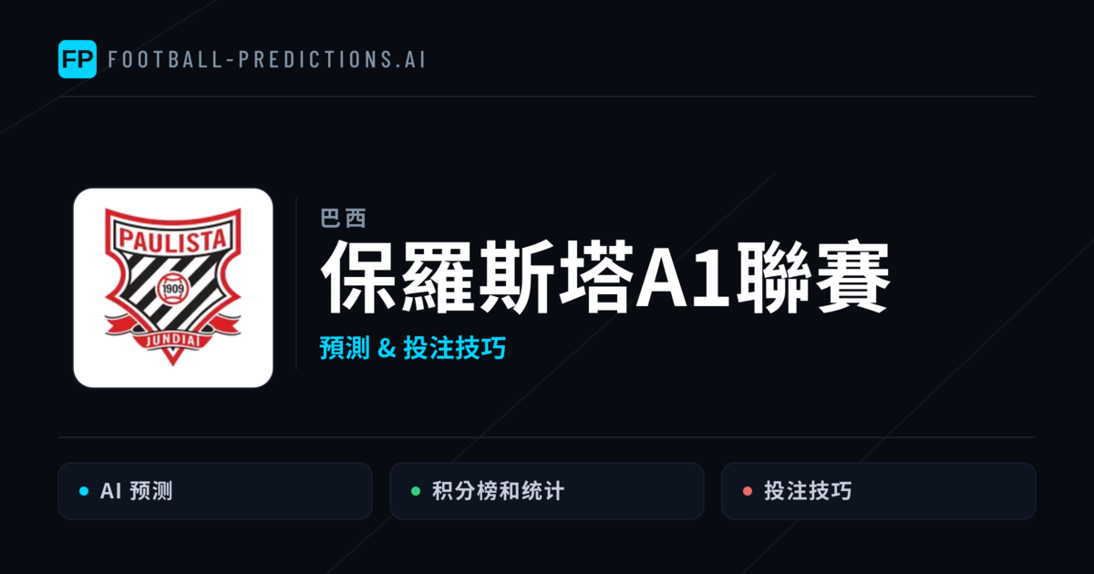 保羅斯塔A1聯賽運彩預測 — 足球賽事分析與投注推薦
