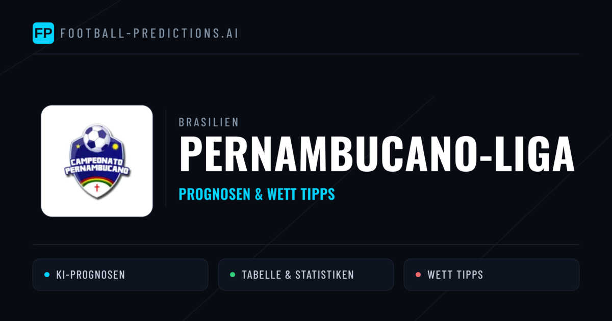 Brasilien Pernambucano-Liga Wett Tipps — Fußball Prognosen