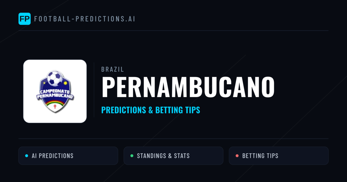 Brazil Pernambucano Predictions & Betting Tips
