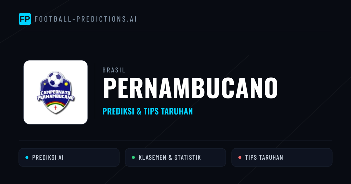 Brasil Pernambucano Prediksi & Tips Taruhan - Prediksi bola malam ini