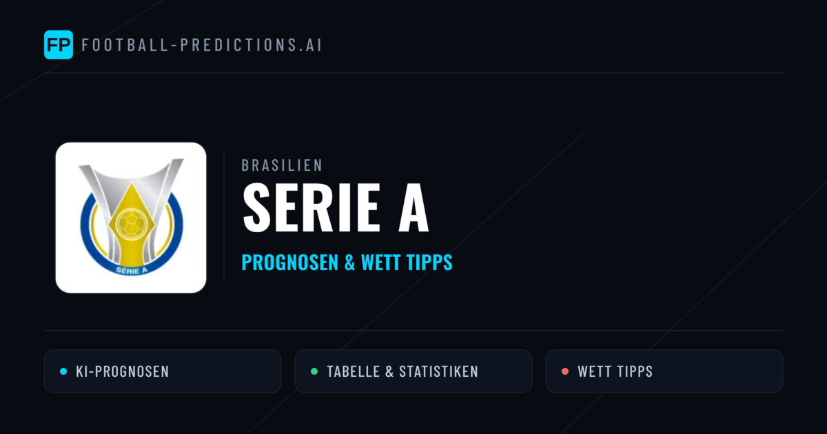 Brasilien Serie A Wett Tipps — Fußball Prognosen