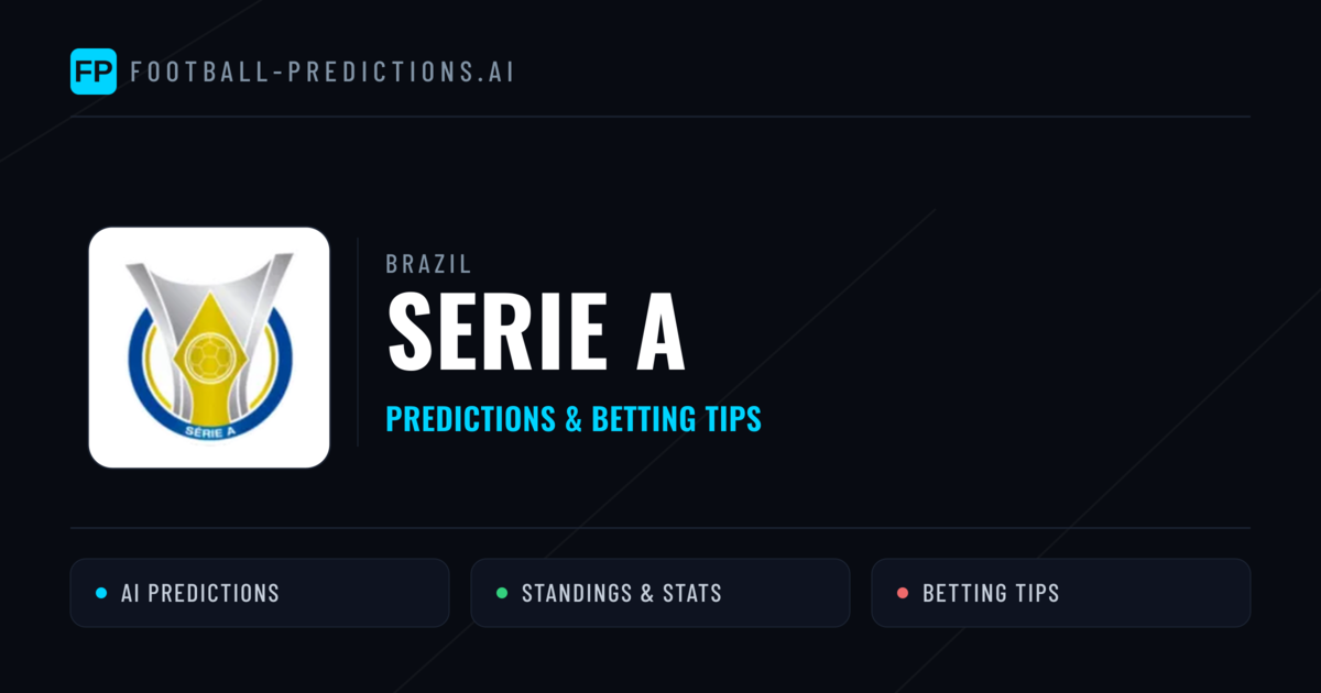 Brazil Serie A Predictions & Betting Tips