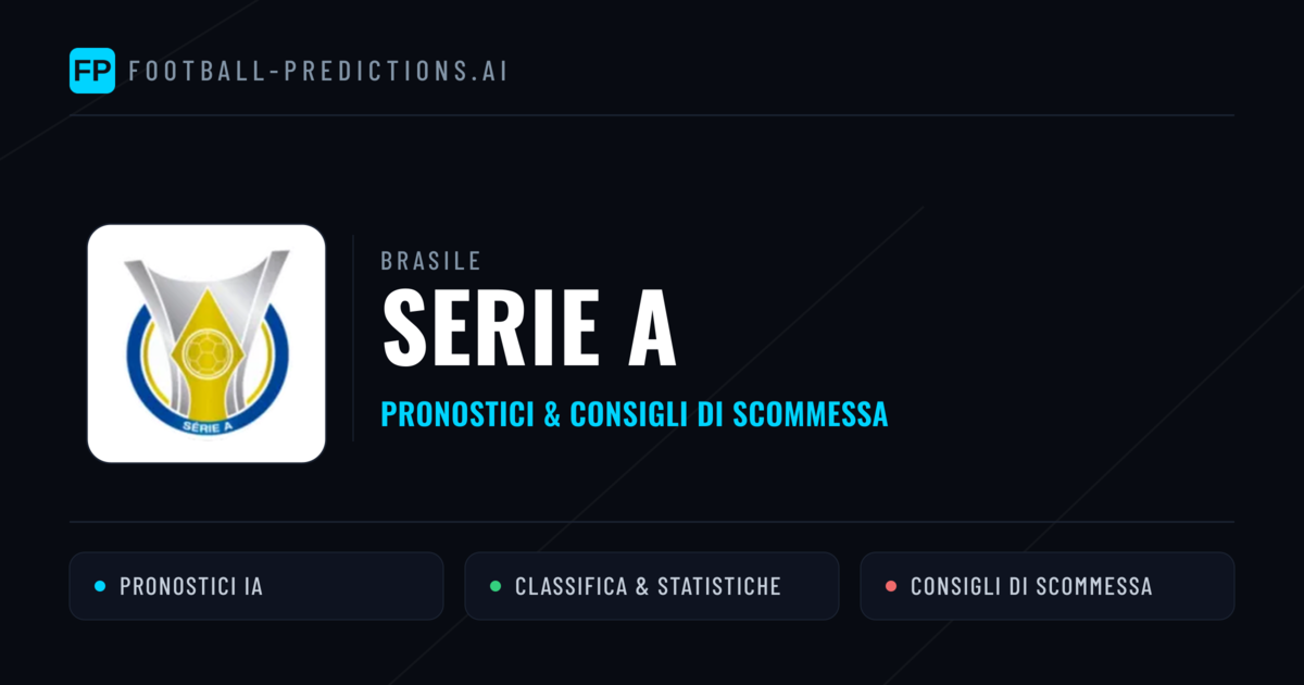 Brasile Serie A Pronostici Calcio — Gratis Oggi