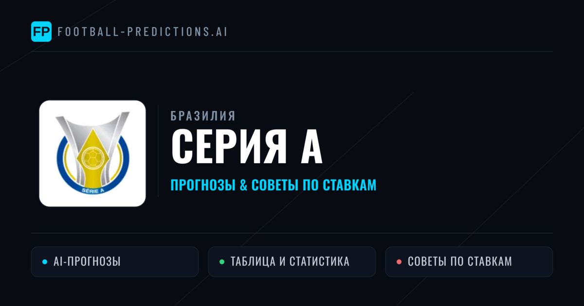 Прогнозы Бразилия Серия А — ставки и советы экспертов