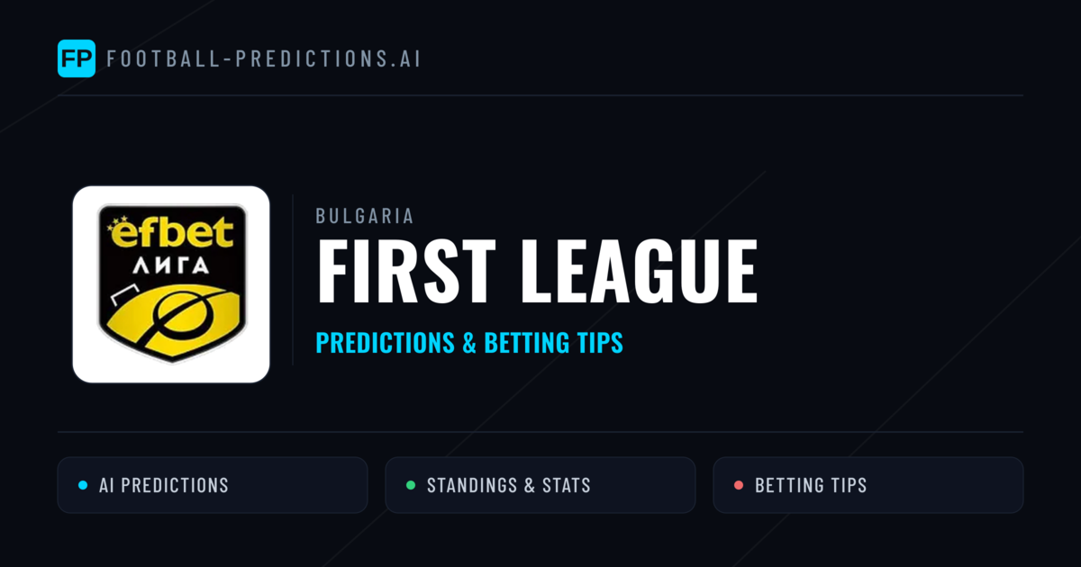 Bulgaria First League Predictions & Betting Tips