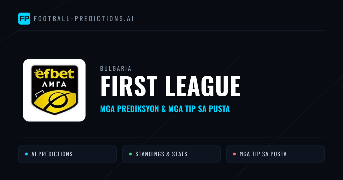 Bulgaria First League Predictions & Betting Tips