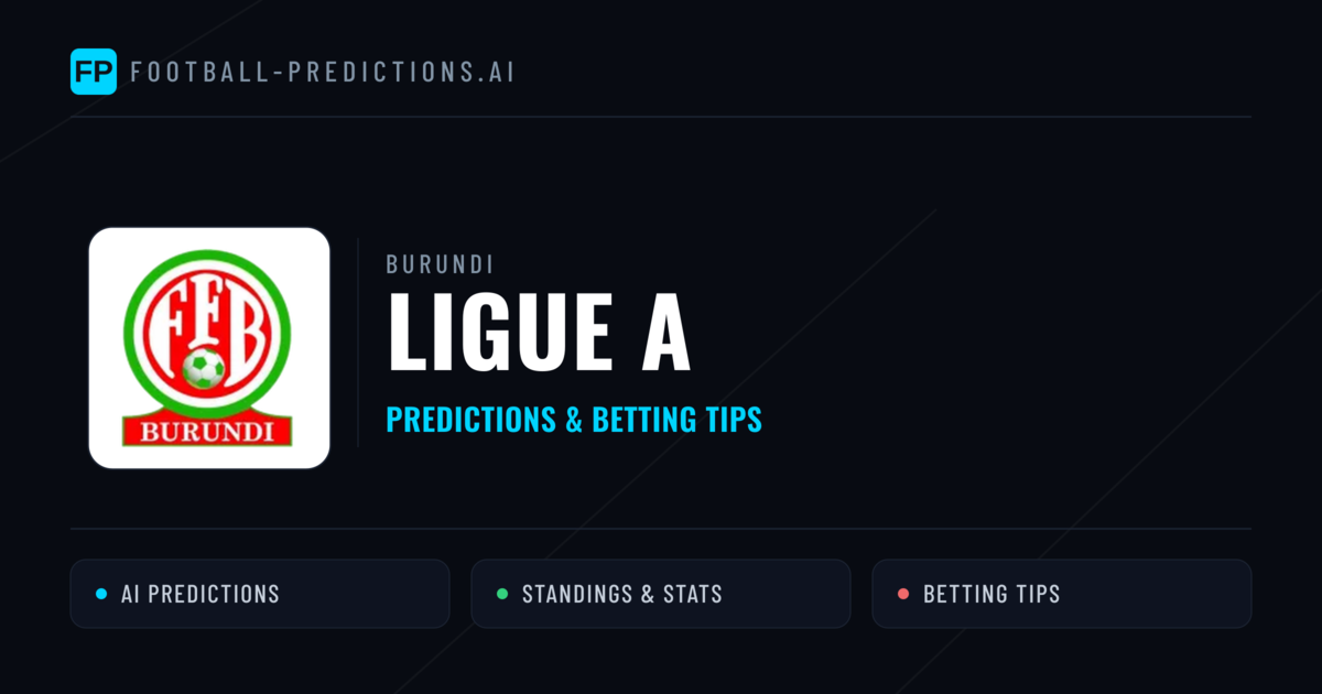Burundi Ligue A Predictions & Betting Tips